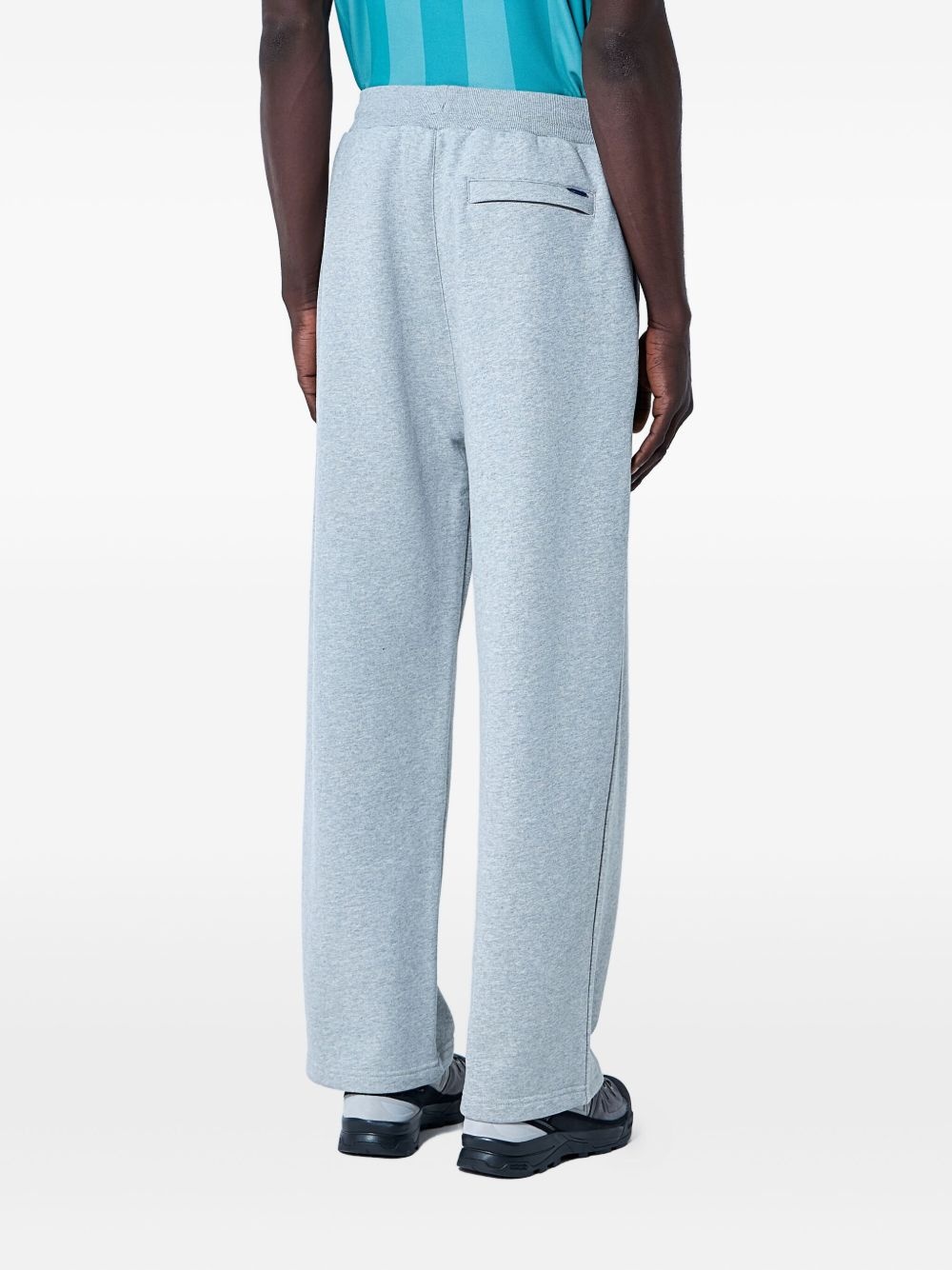 drawstring logo track pants - 4