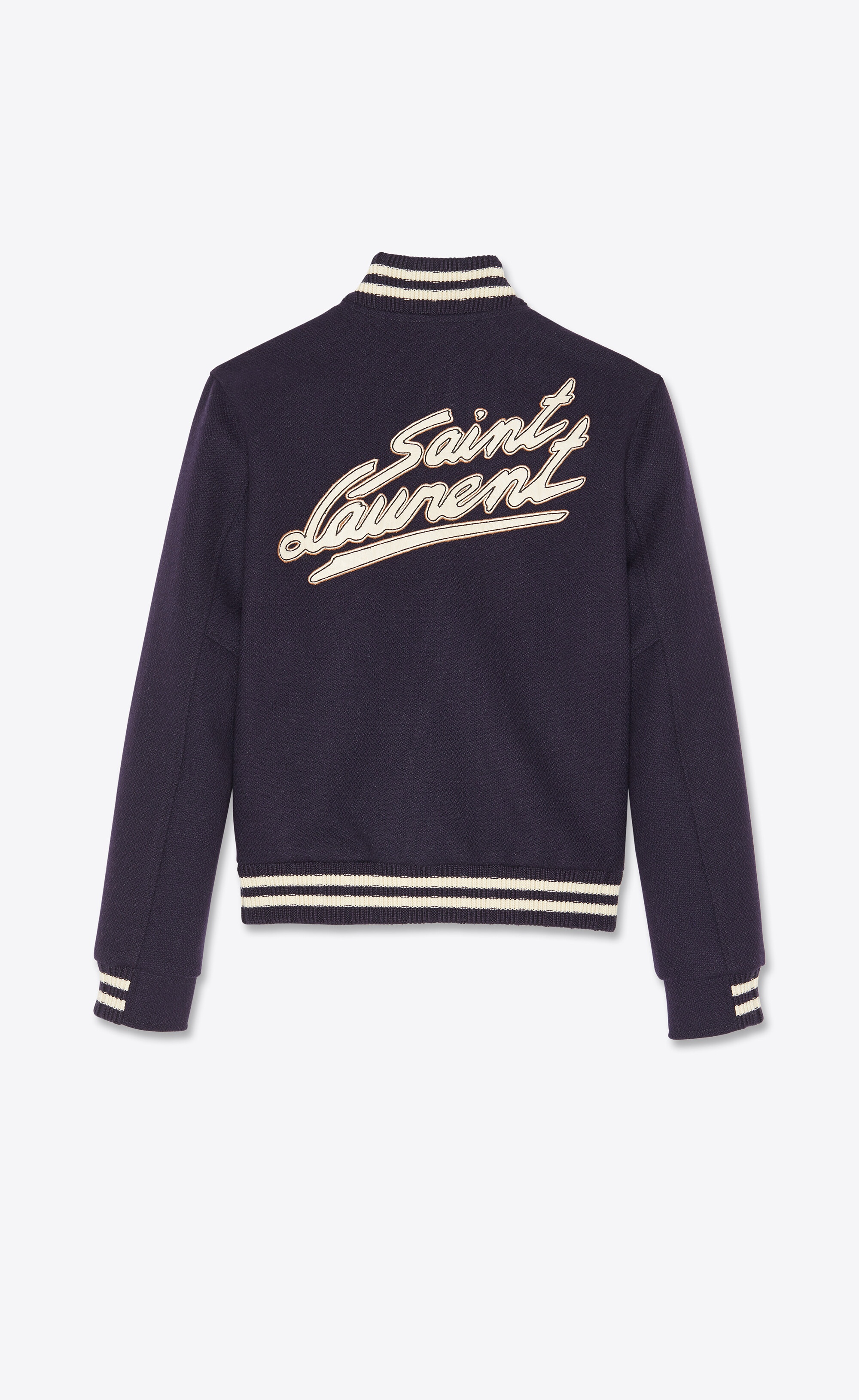 saint laurent teddy jacket in wool - 2