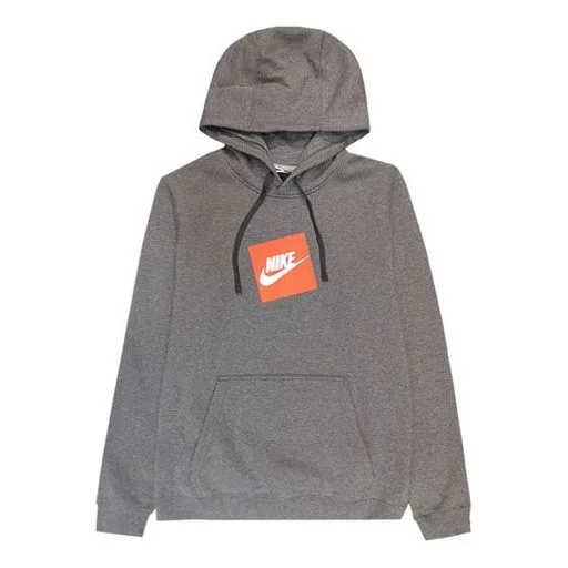 Men's Nike Fleece Lined Stay Warm Athleisure Casual Sports Gray Pullover CW6414-071 - 1