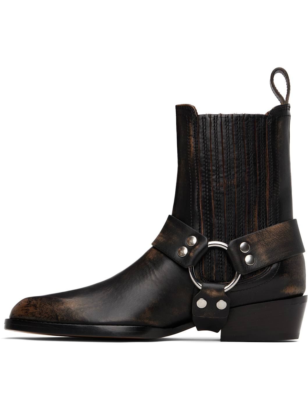 Black Helena Ankle Boots - 3