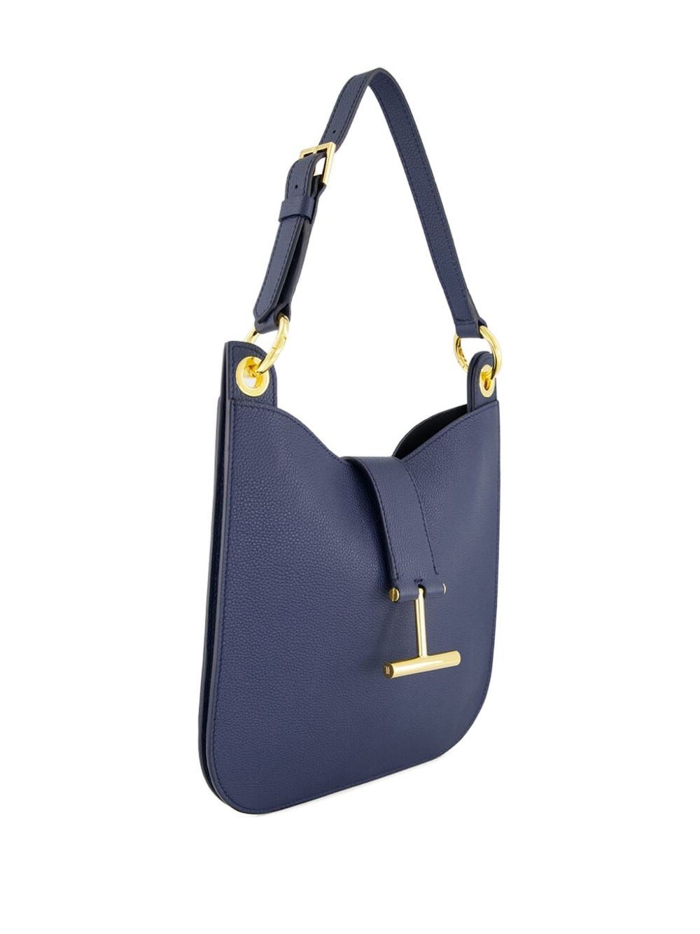 grain leather T-bar shoulder bag - 3