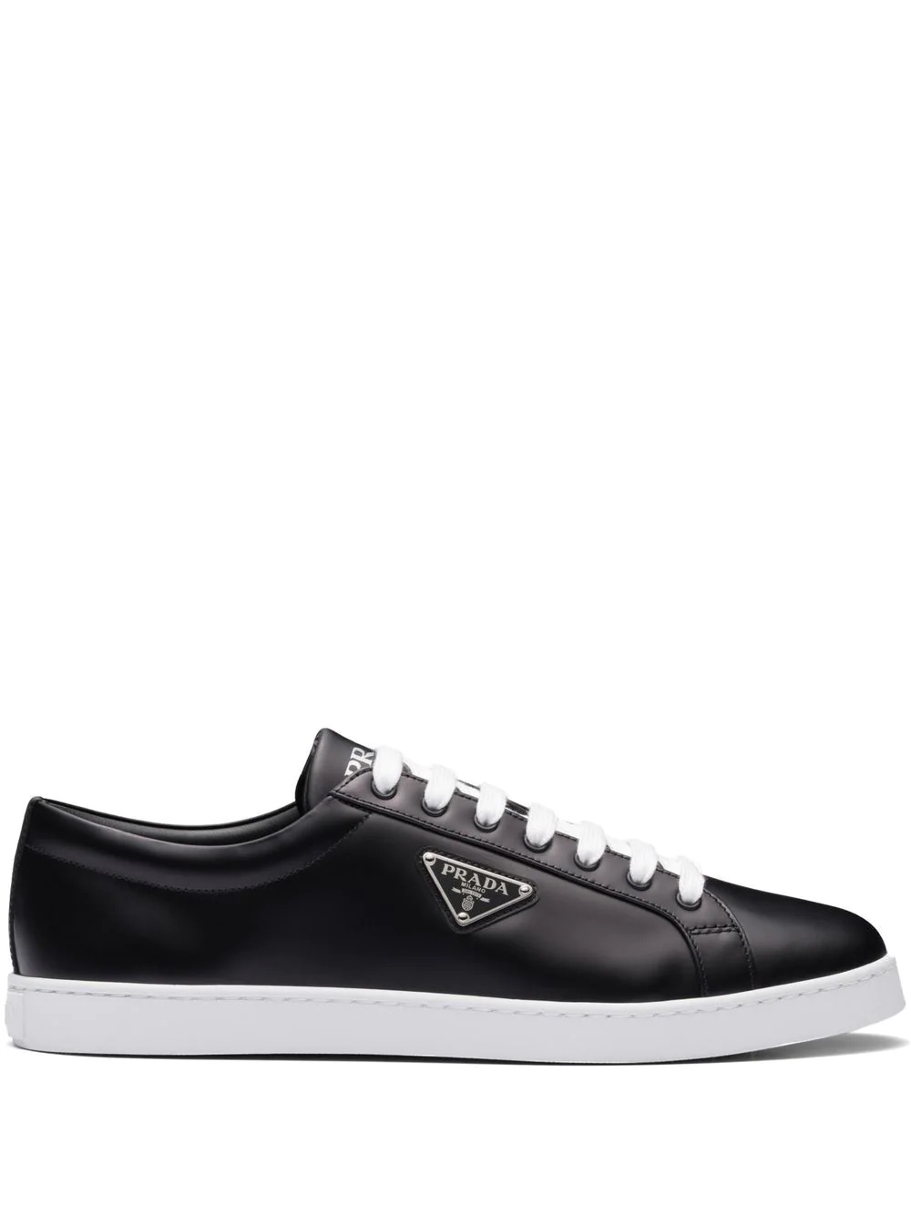 logo-plaque low-top sneakers - 1