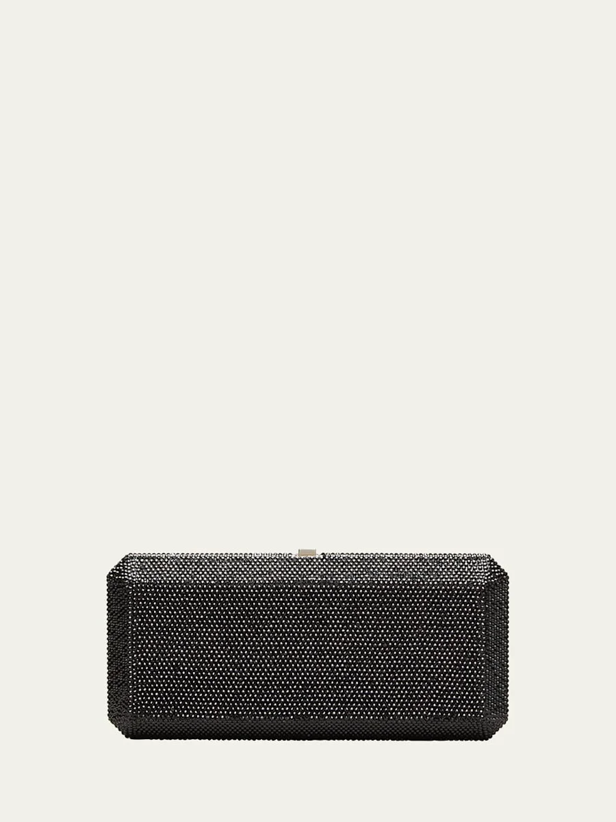 Slim Rectangle Fullbead Clutch Bag - 1