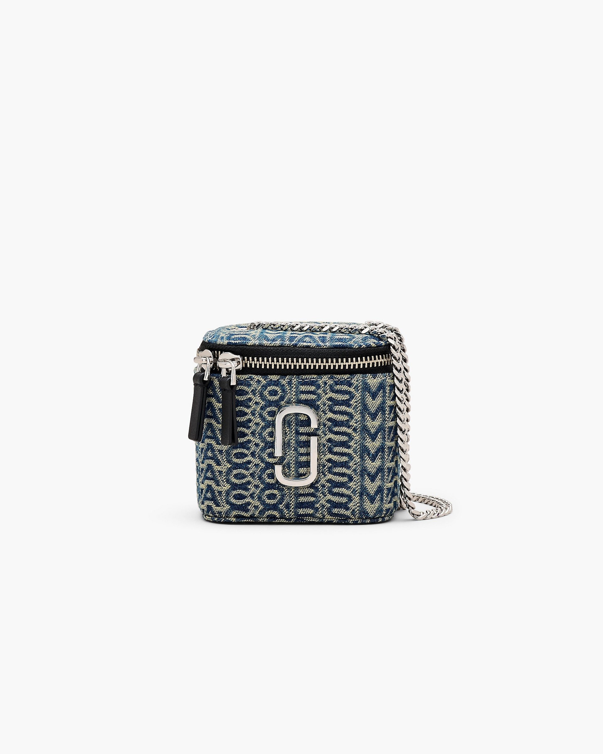 THE MONOGRAM DENIM J MARC MINI VANITY BAG - 1