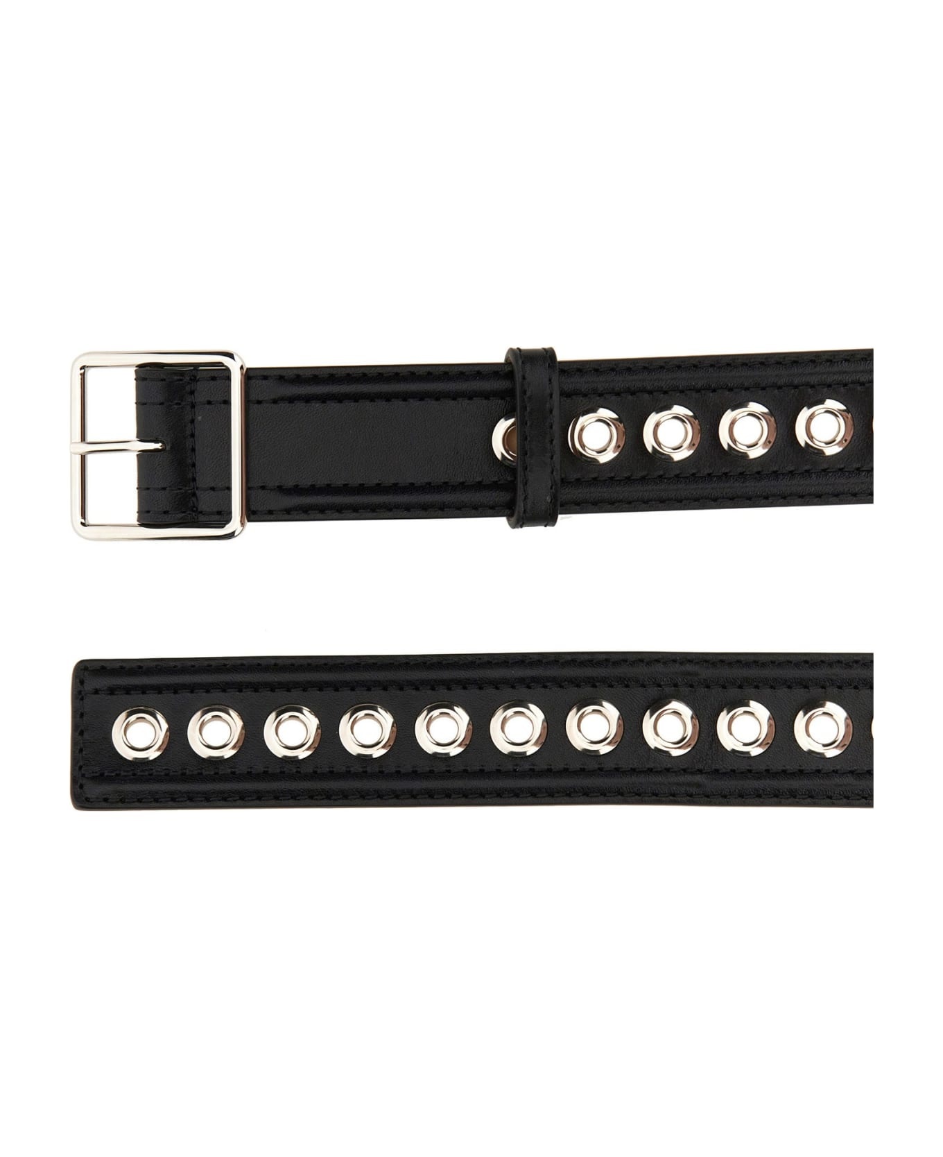 Eyelet Embellished Belt - 3