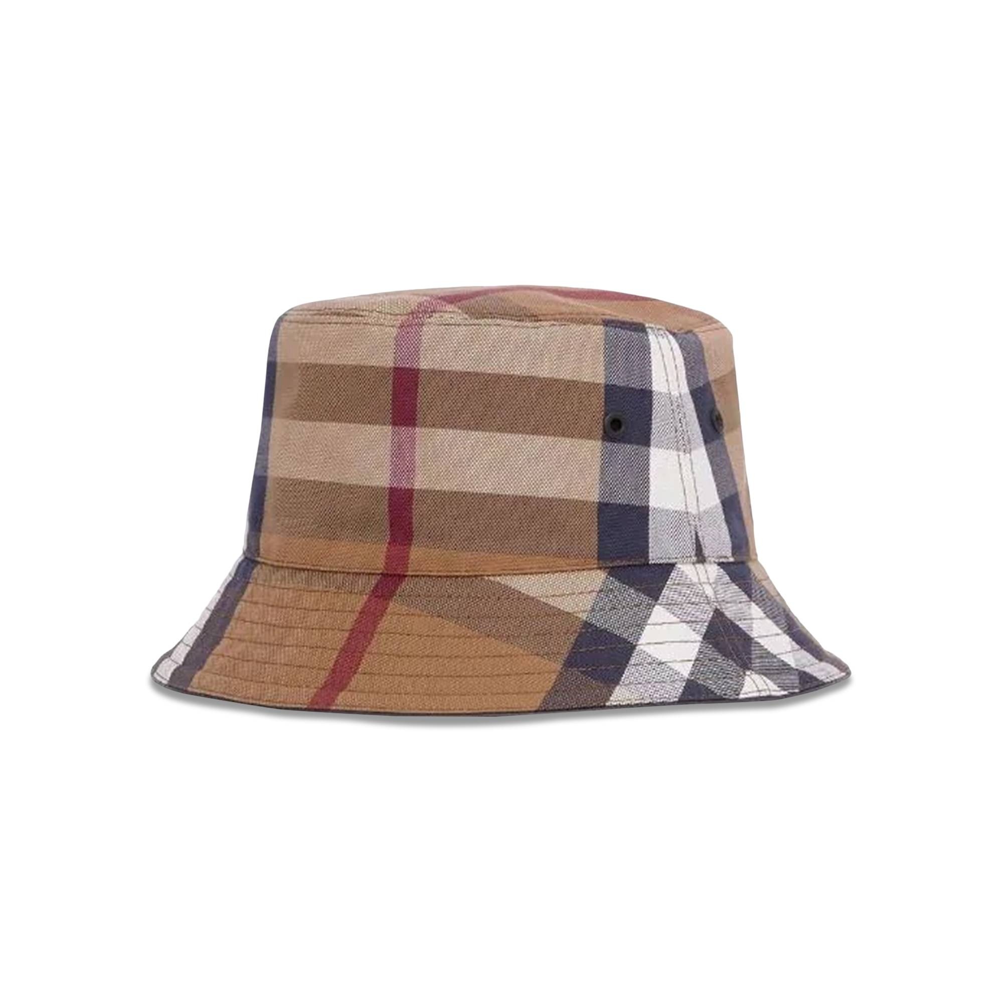 Burberry Check Print Bucket Hat 'Birch Brown' - 1