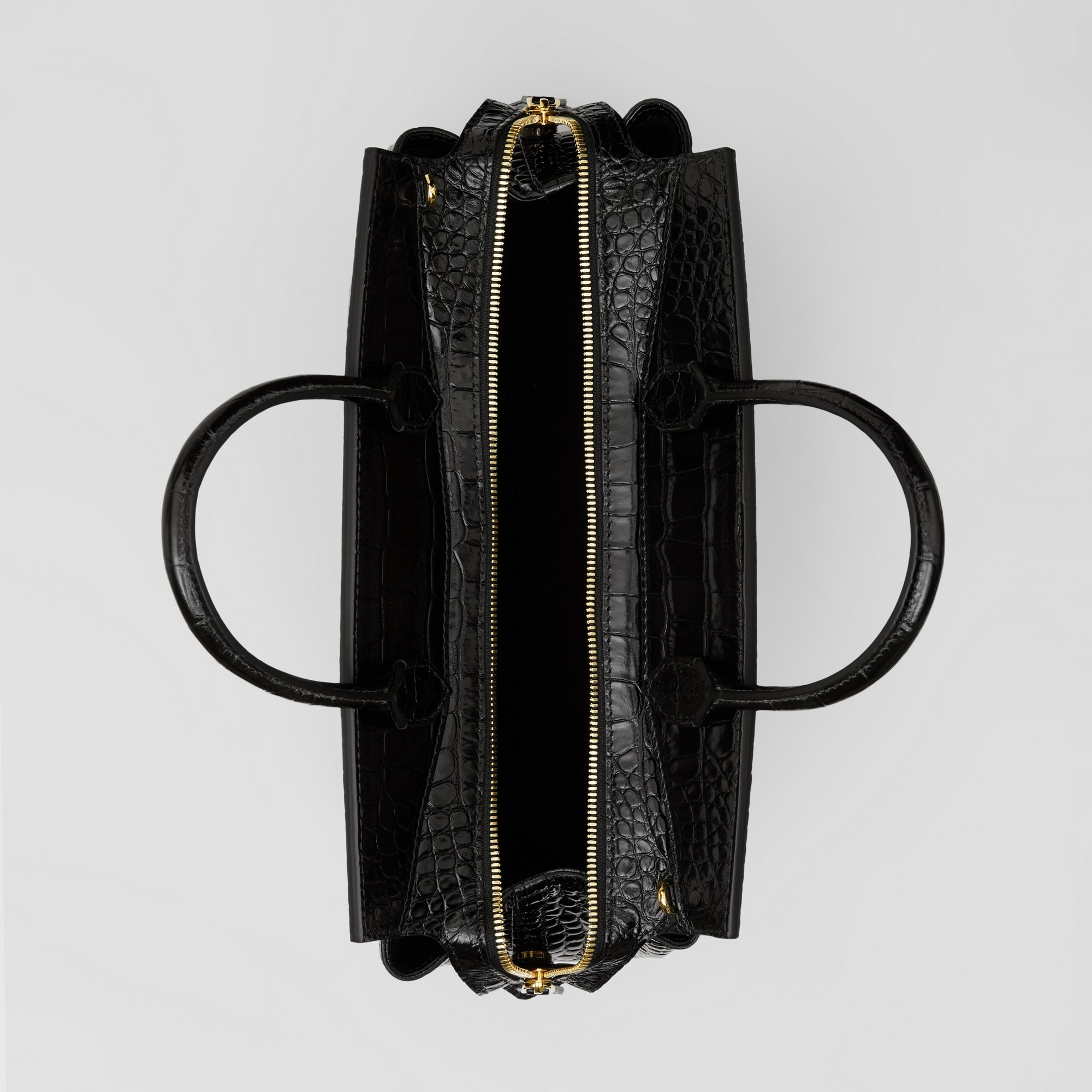 Embossed Leather Medium Catherine Bag - 5