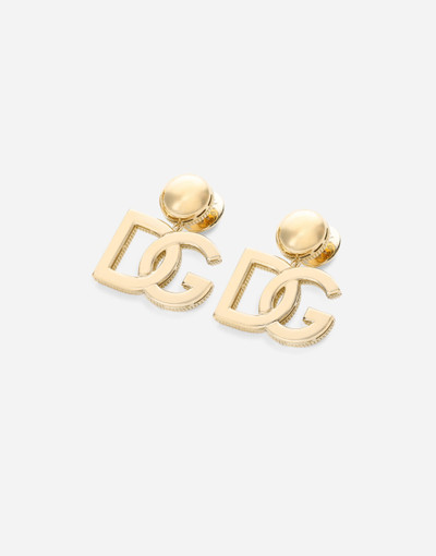 Dolce & Gabbana Logo earrings in yellow 18kt gold outlook