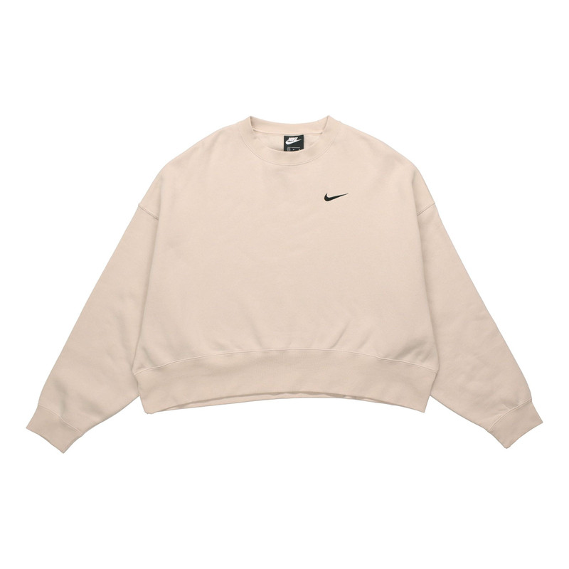 (WMNS) Nike Sportswear Essential Fleece Crew 'Beige' CK0168-140 - 1