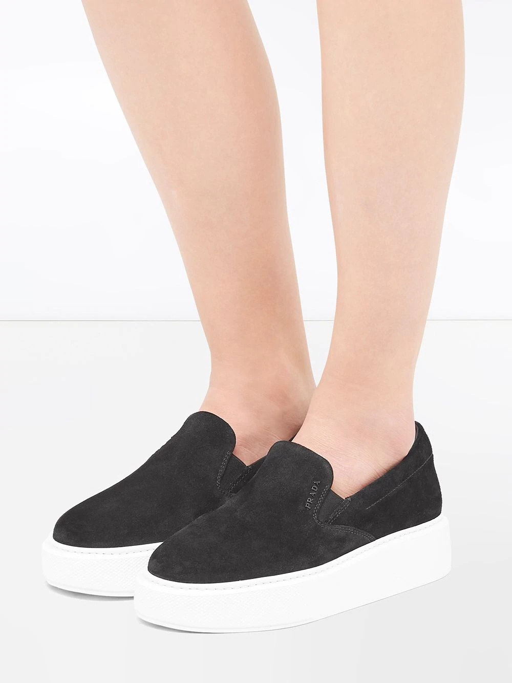 platform slip-on sneakers - 5