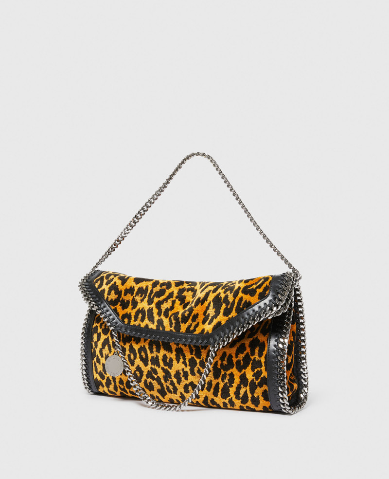 Stella McCartney Leopard Falabella Fold-Over Tote Bag outlook