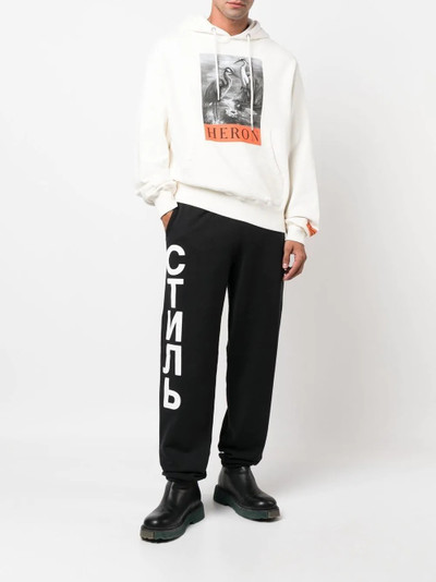 Heron Preston Halftone Heron hoodie outlook