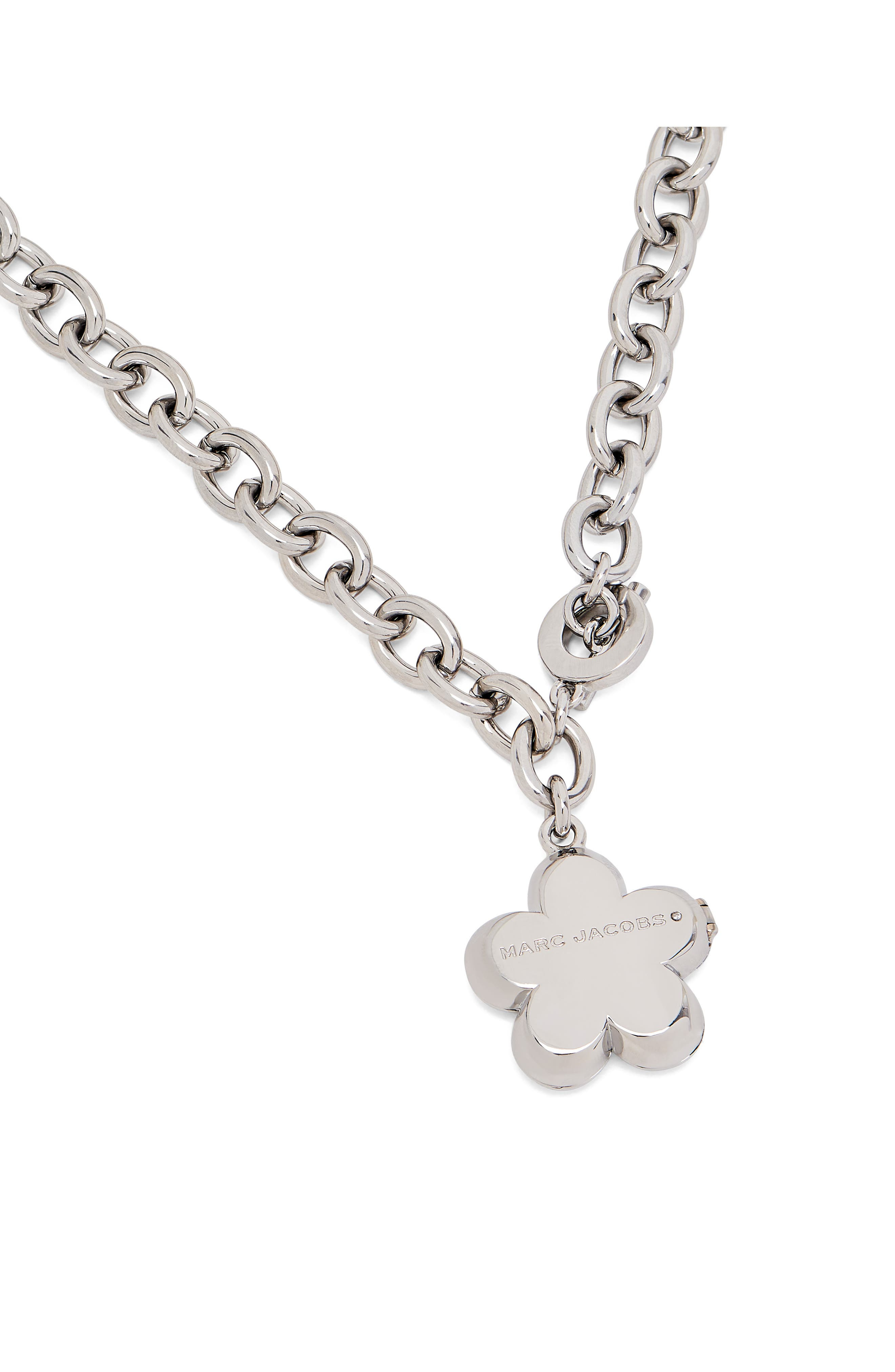 Marc Jacobs Daisy Puzzle Locket Necklace in Silver/Multi at Nordstrom - 5