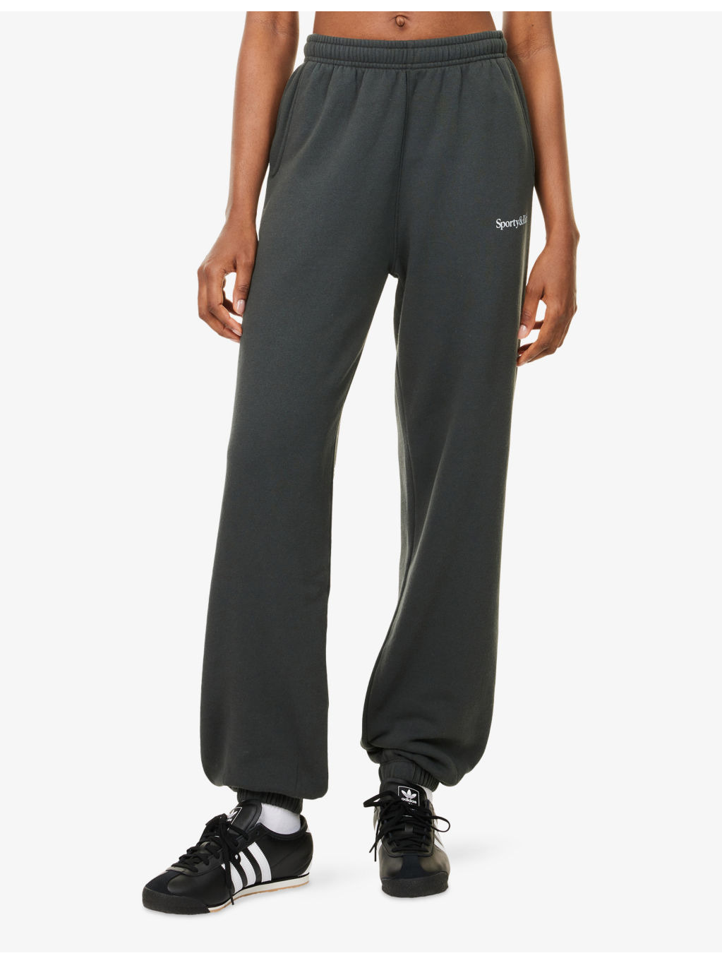 Logo-Print Straight-Leg Cotton-Blend Jogging Bottoms - 3