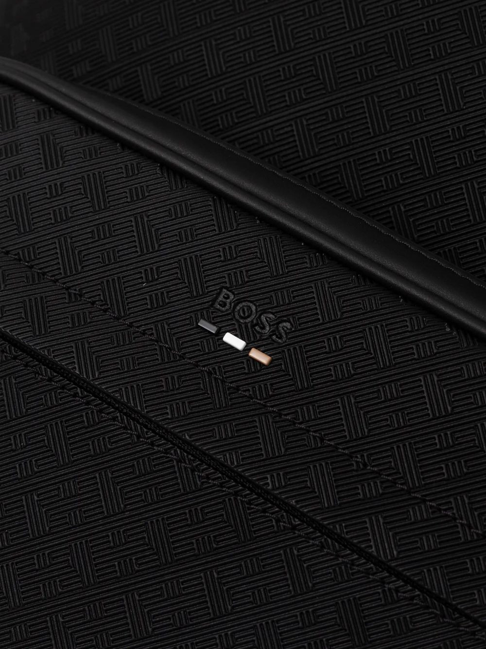 embossed-pattern backpack - 5