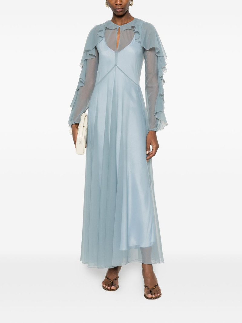 forte_forte ruffled-sleeves maxi dress outlook