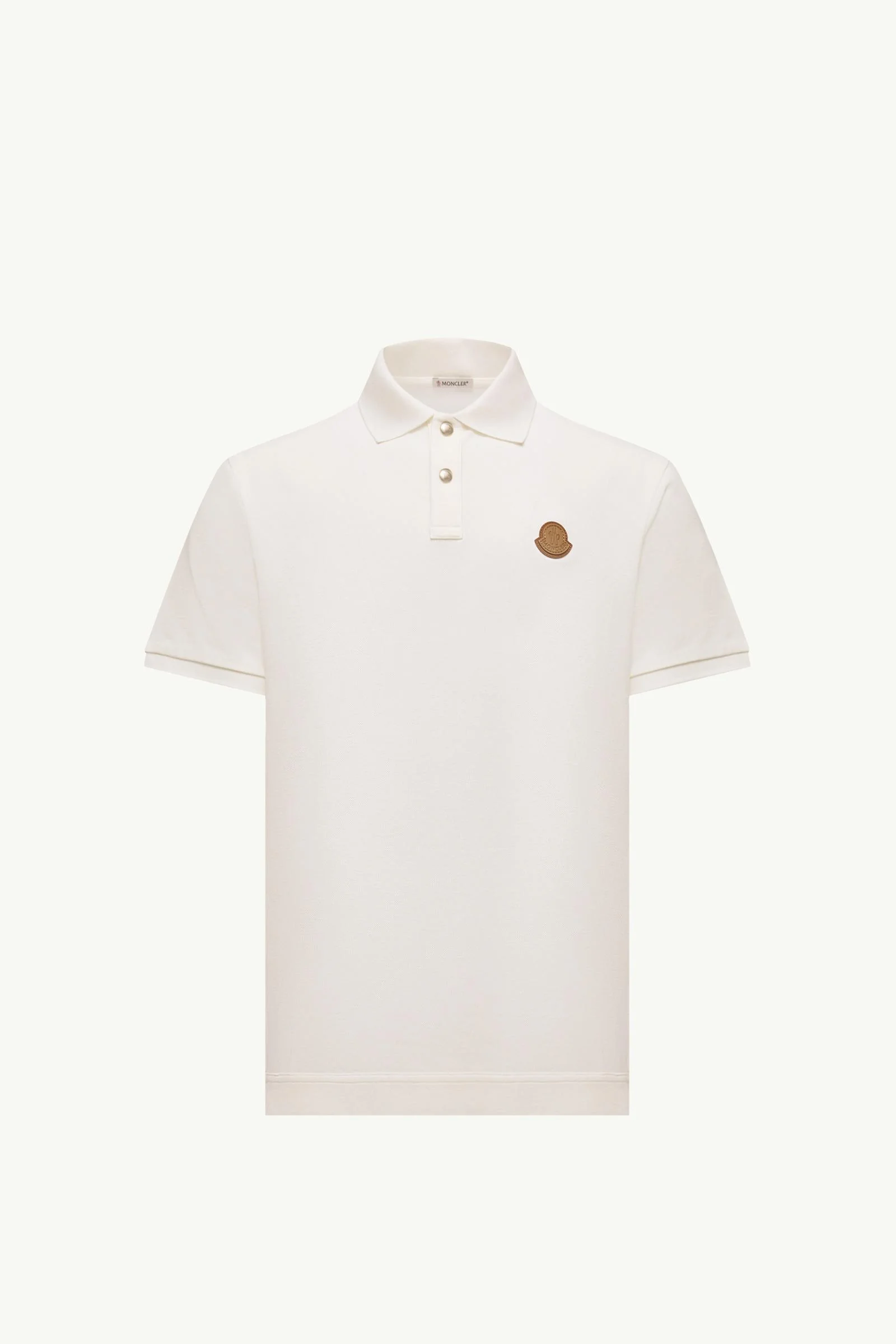 Logo Patch Cotton Piquet Polo Shirt - 1