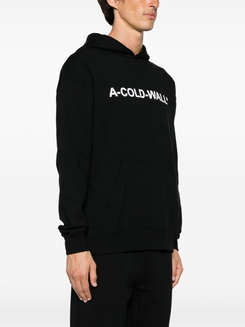 Essentials logo-print hoodie - 3