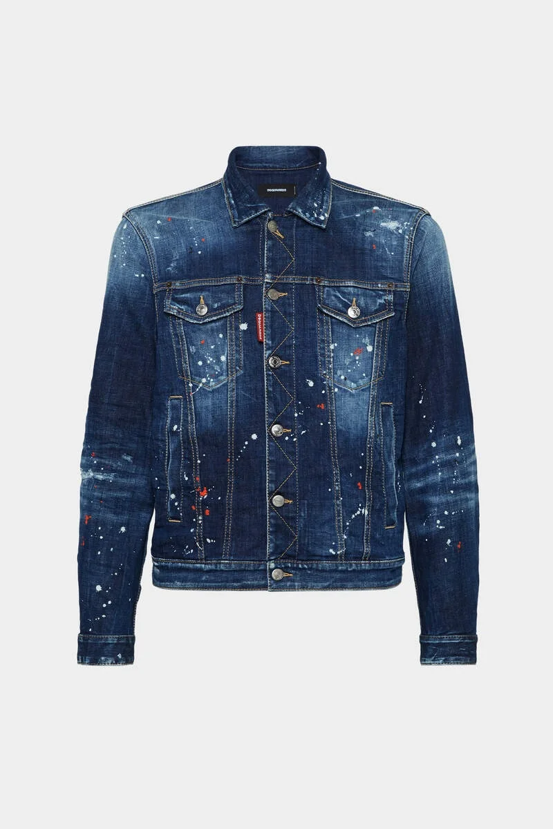 MEDIUM EASY WASH DAN JEAN JACKET - 1