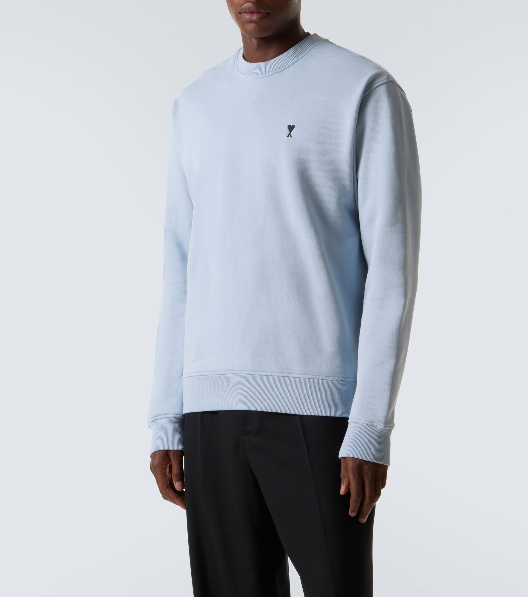 Embroidered cotton sweater - 3