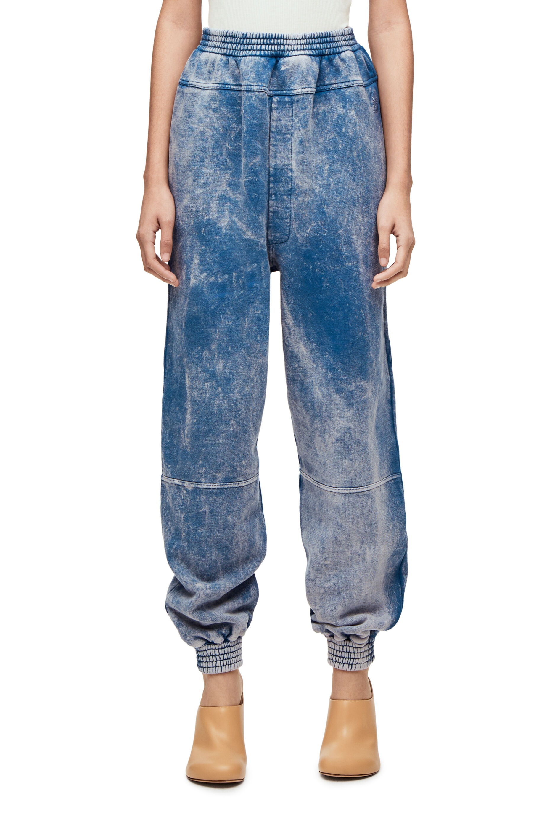 Jogging trousers in cotton fleece - 3