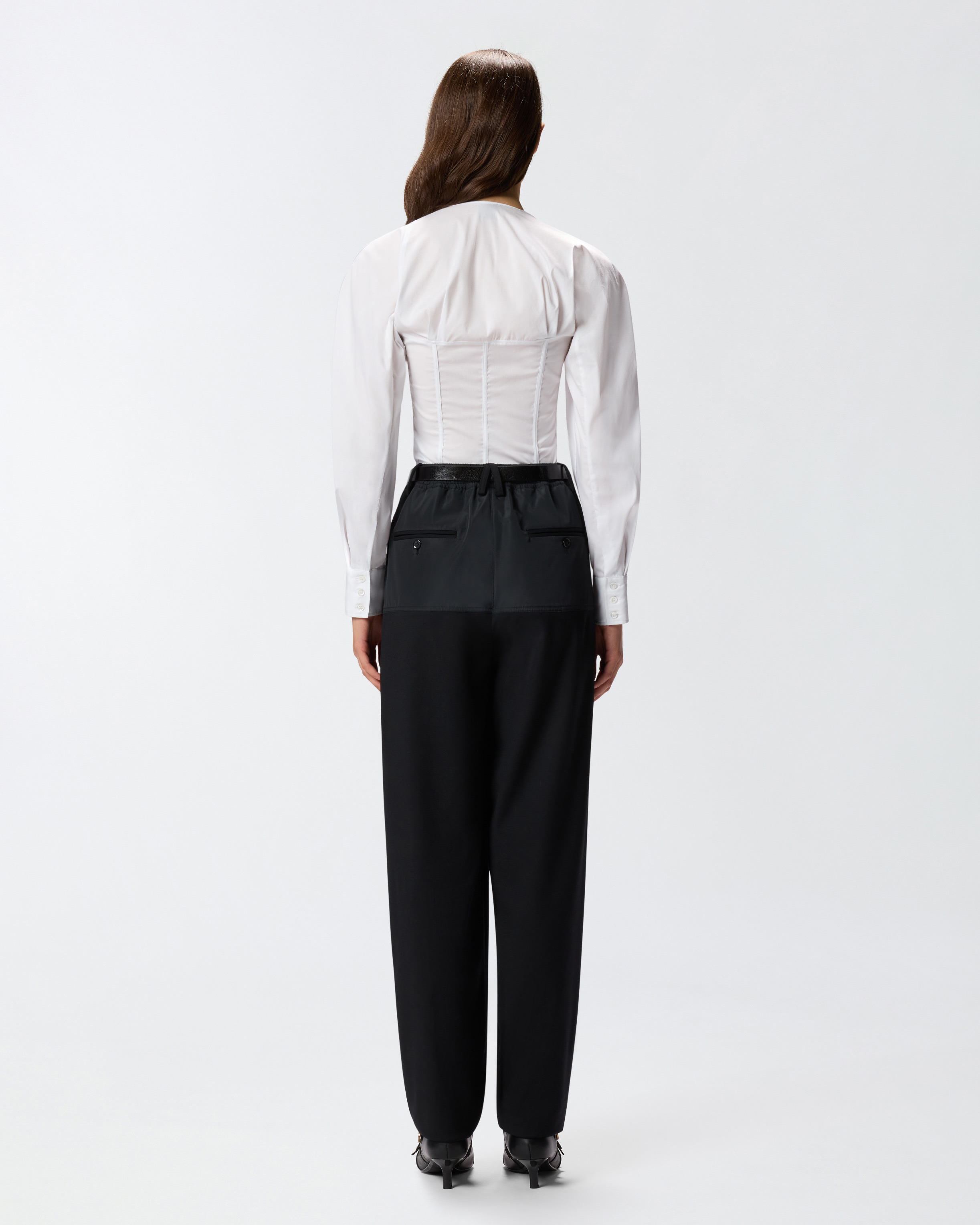 POPLIN BUSTIER SHIRT - 4
