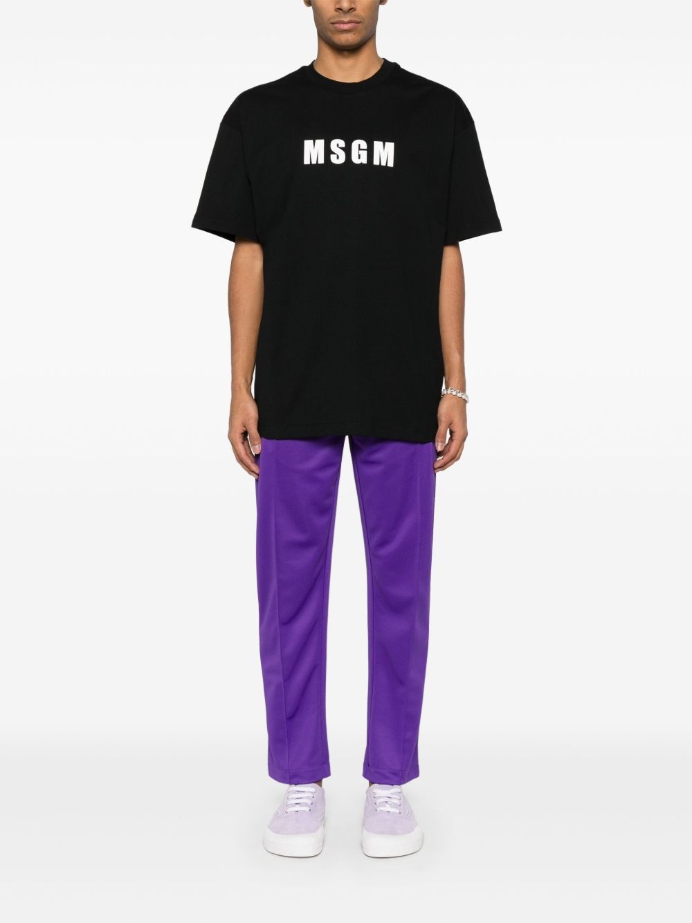 curved-logo track pants - 2
