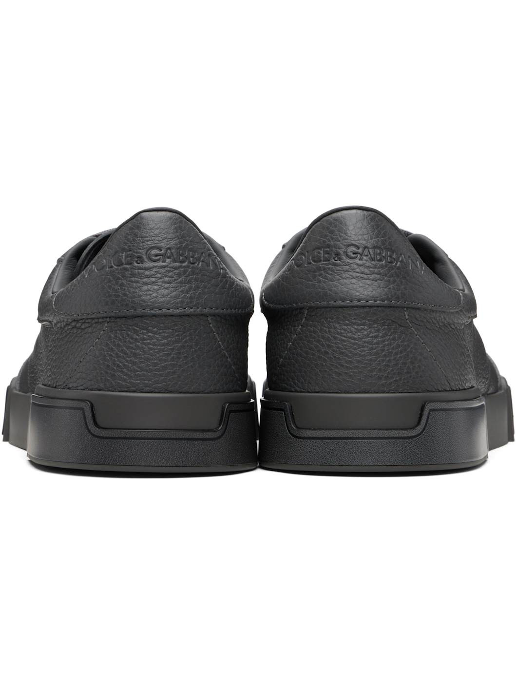 Gray Calfskin Portofino Yacht Sneakers - 2