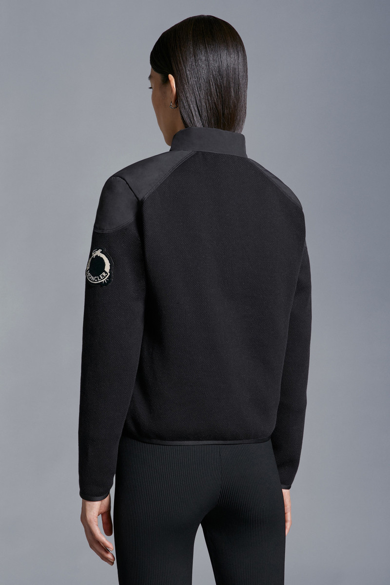 Padded Cotton Zip-Up Cardigan 5