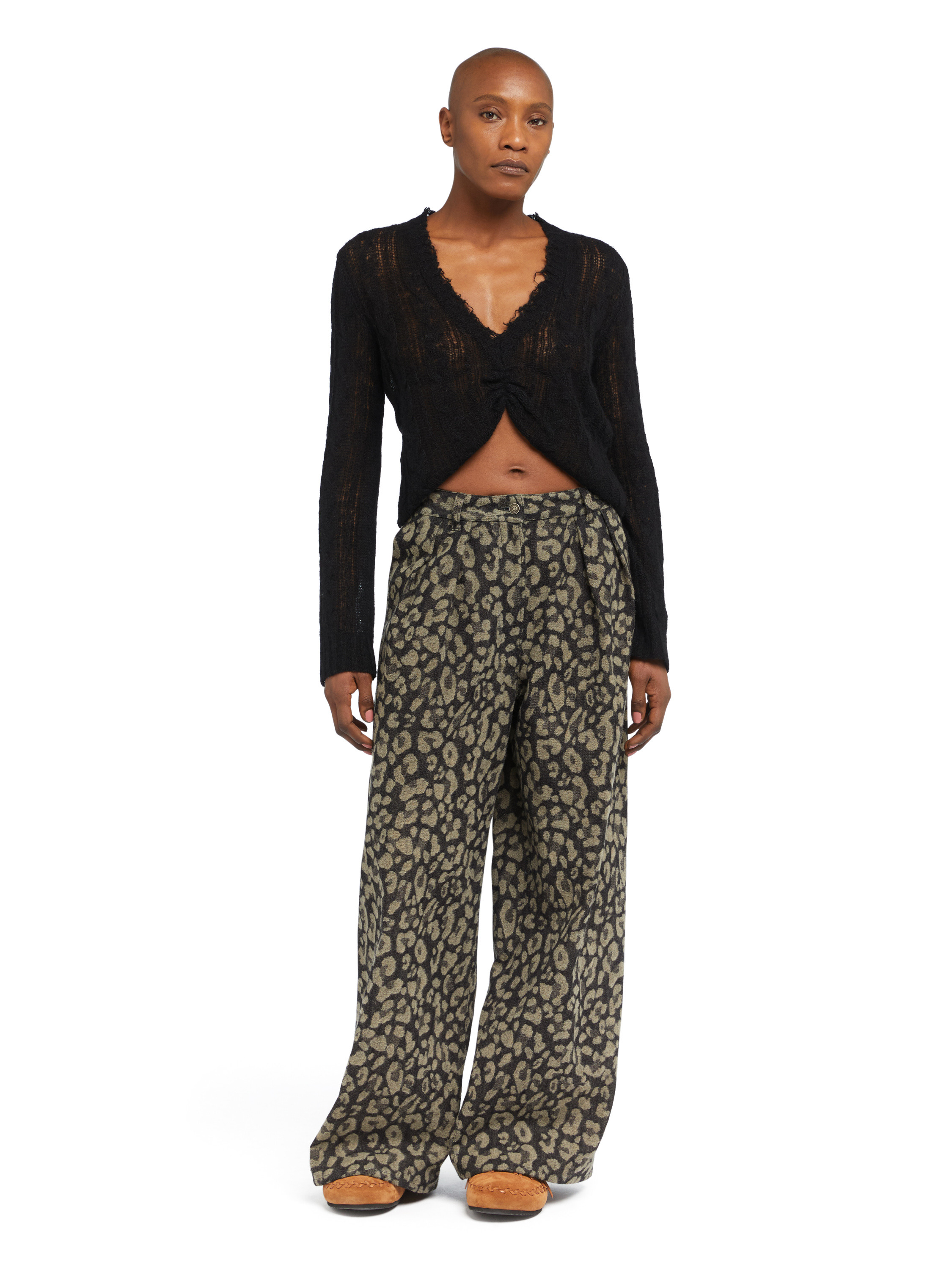 Seattle Jungle Wide Leg Denim Pants - 4