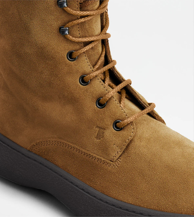 TOD'S W. G. LACE-UP ANKLE 부스 - BROWN 6