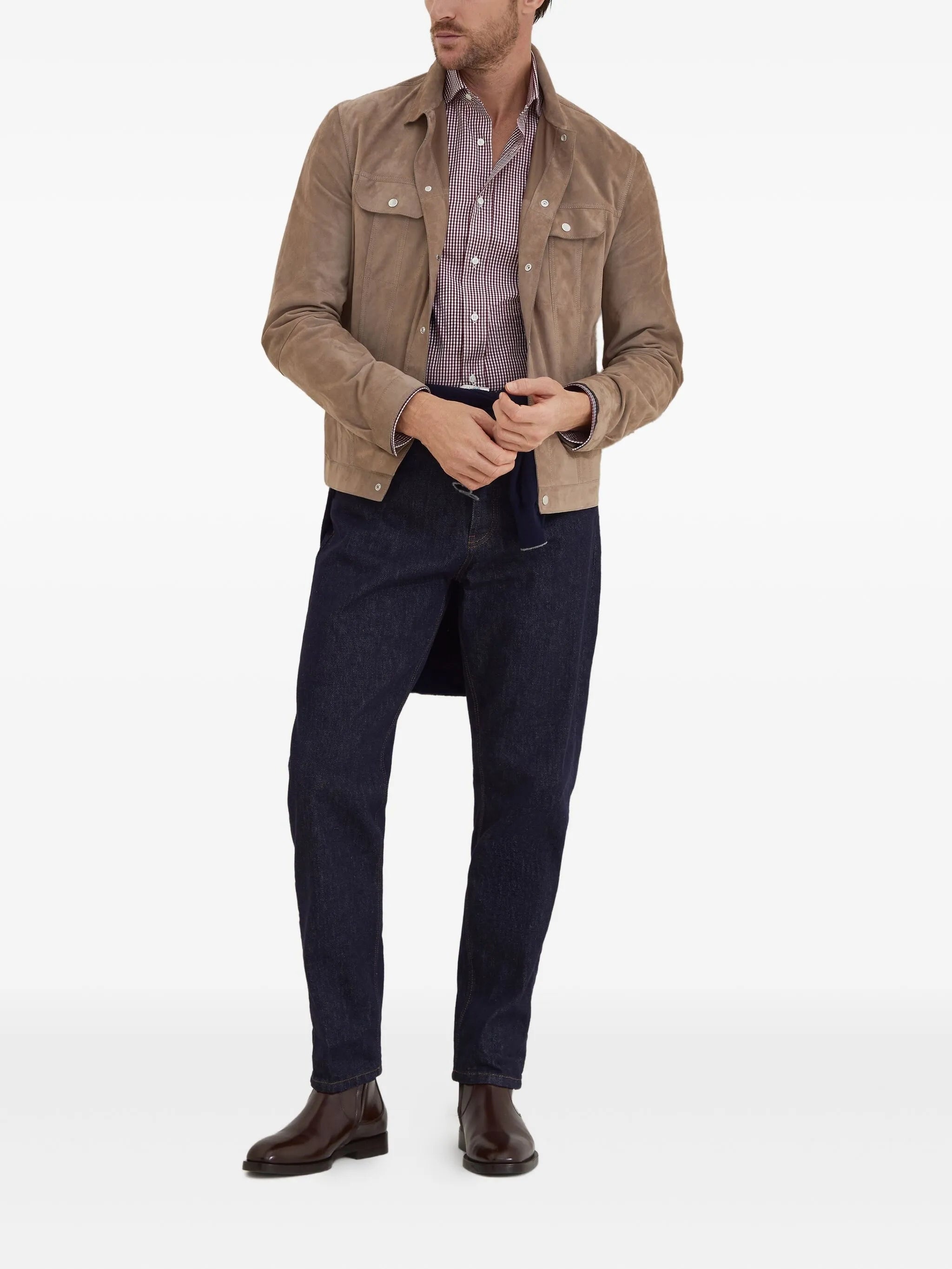 Brunello Cucinelli Gingham-pattern Shirt - 4