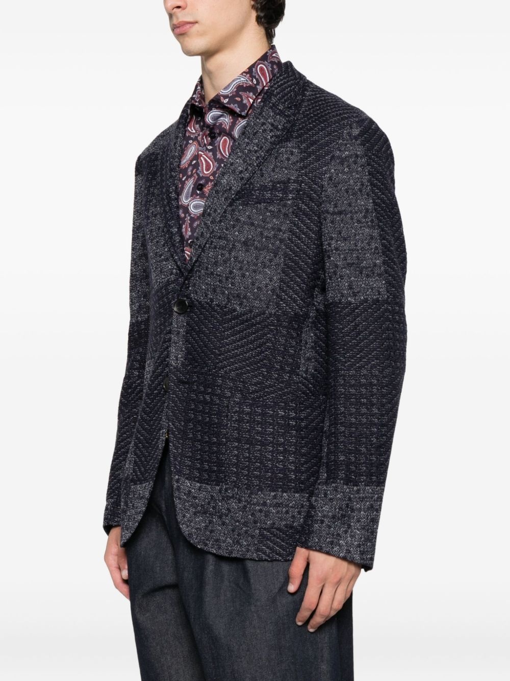 paisley-lined jacket - 3