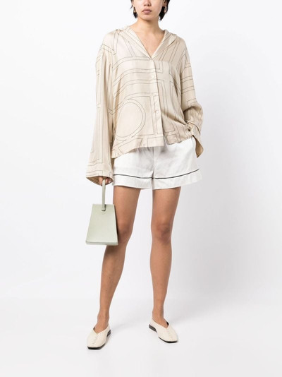 LOW CLASSIC stretch-silk lounge shorts outlook