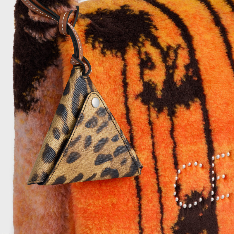 BESACE OVERSIZE IN WOOL WITH PALM TREES PRINT 5