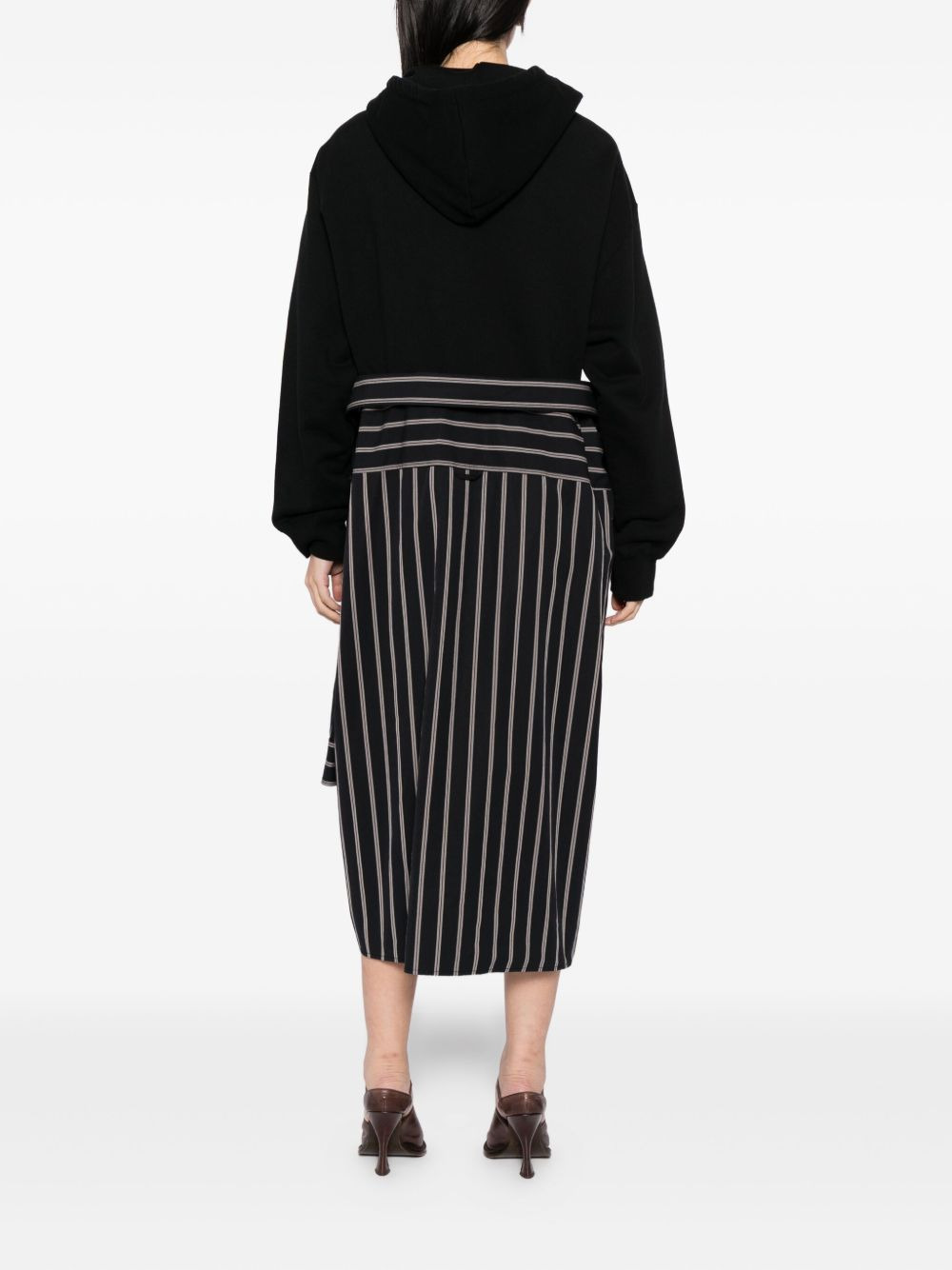 combined hoodie dress - 4