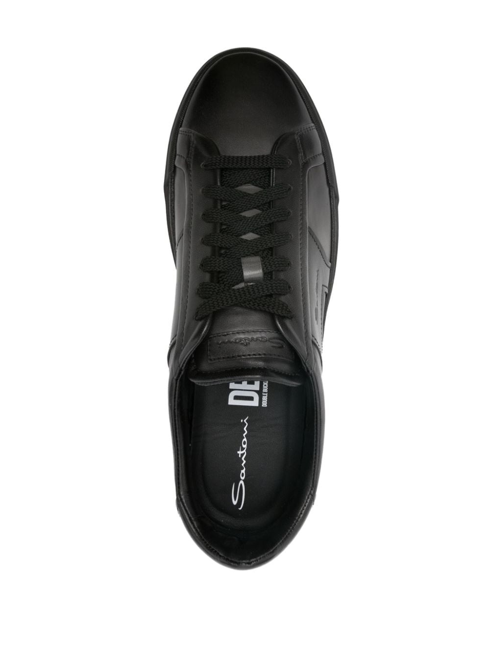 leather low-top sneakers - 8