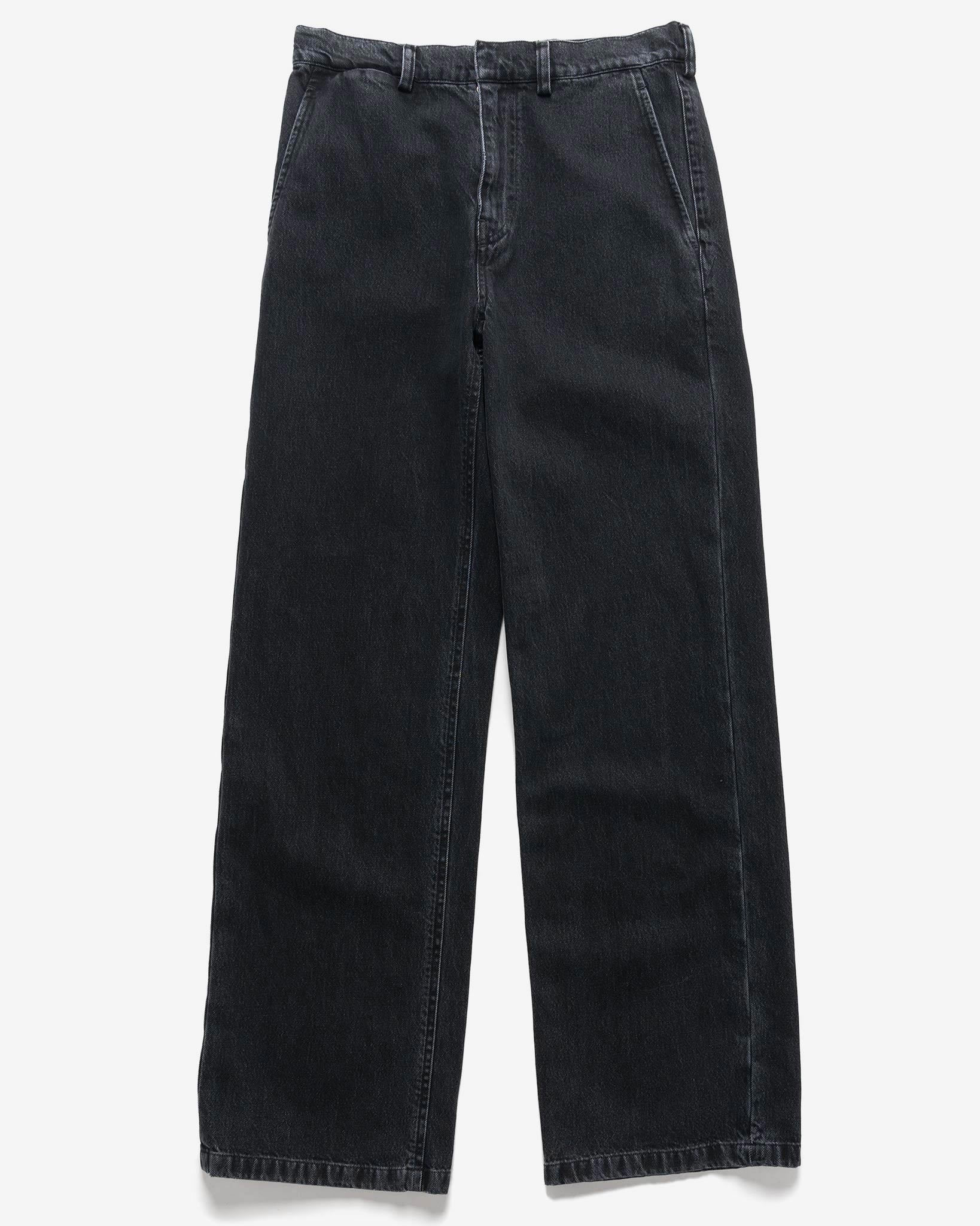 Washed Denim Trouser Anthracite - 1