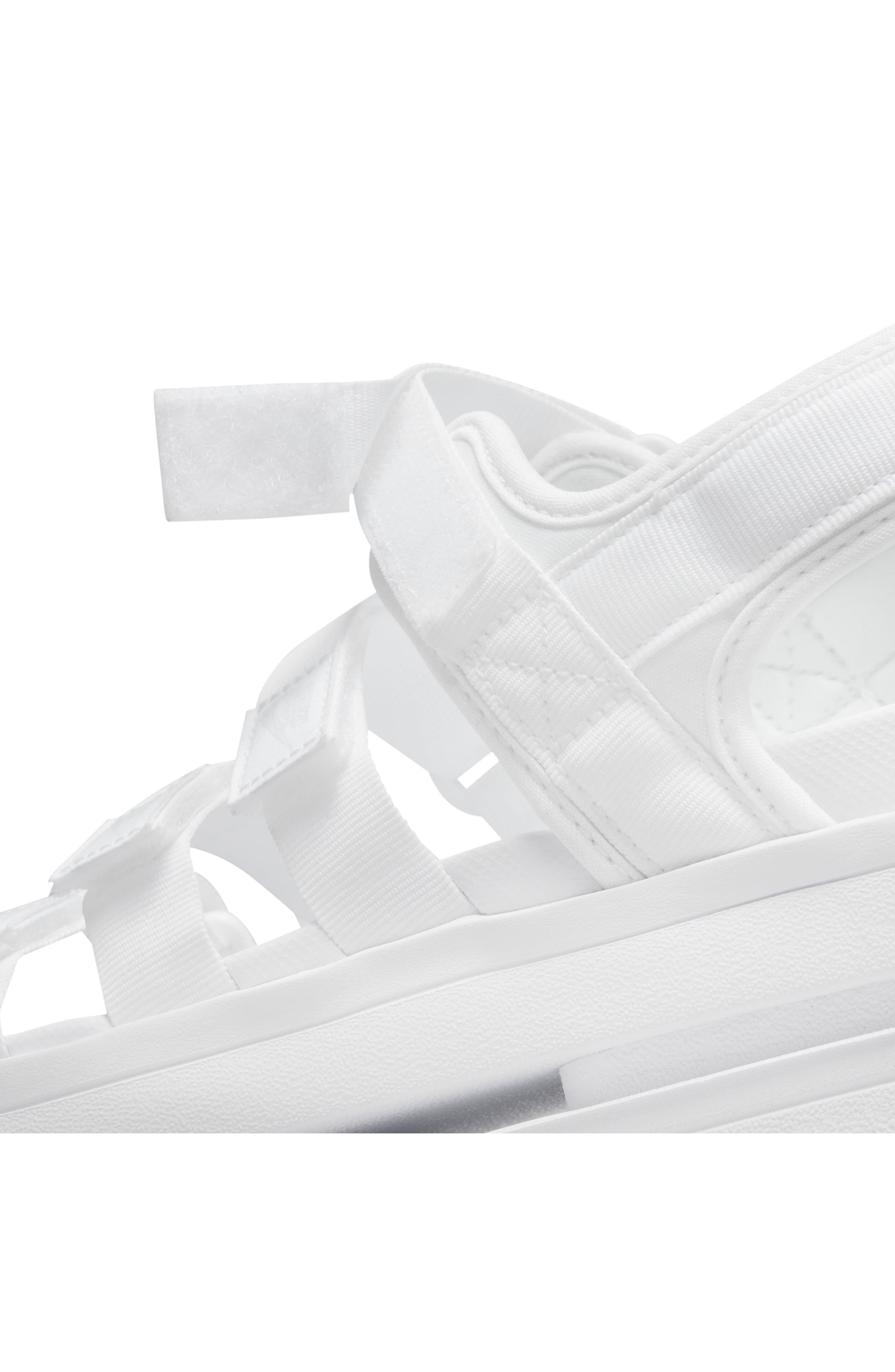 Nike Icon Classic Platform Sandal in White/Pure Platinum/White at Nordstrom - 8