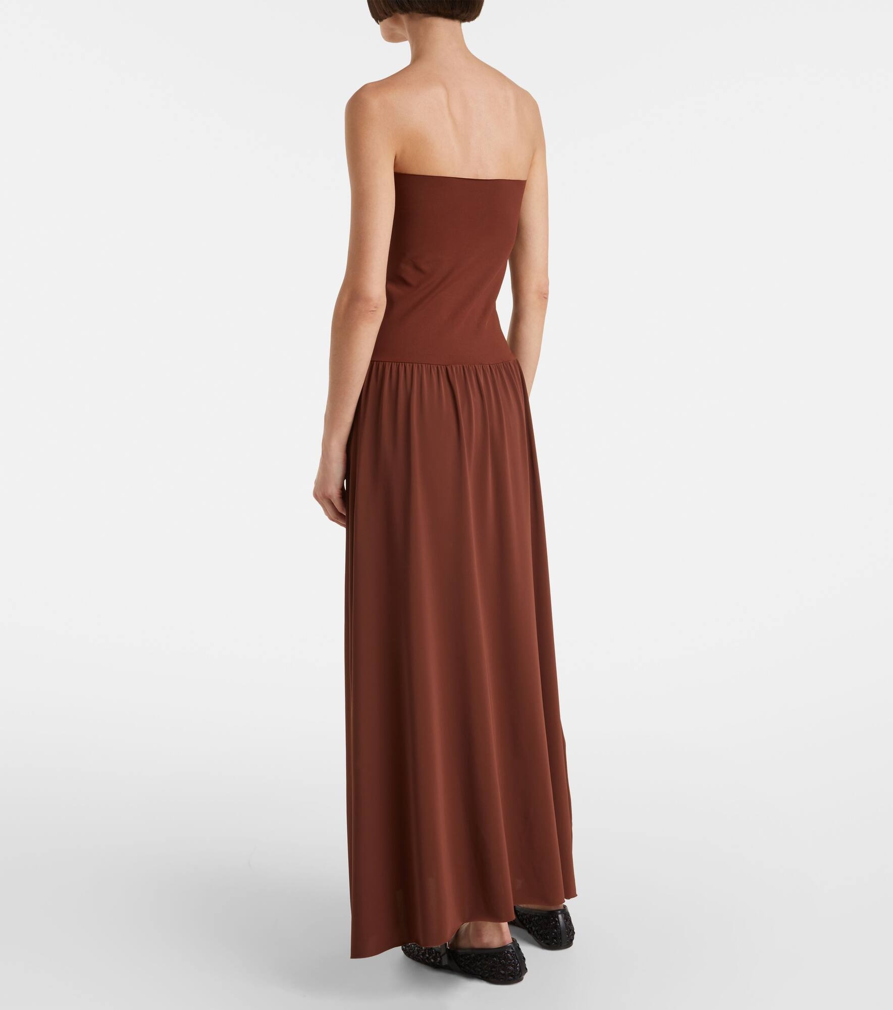 Oda pleated maxi dress - 3