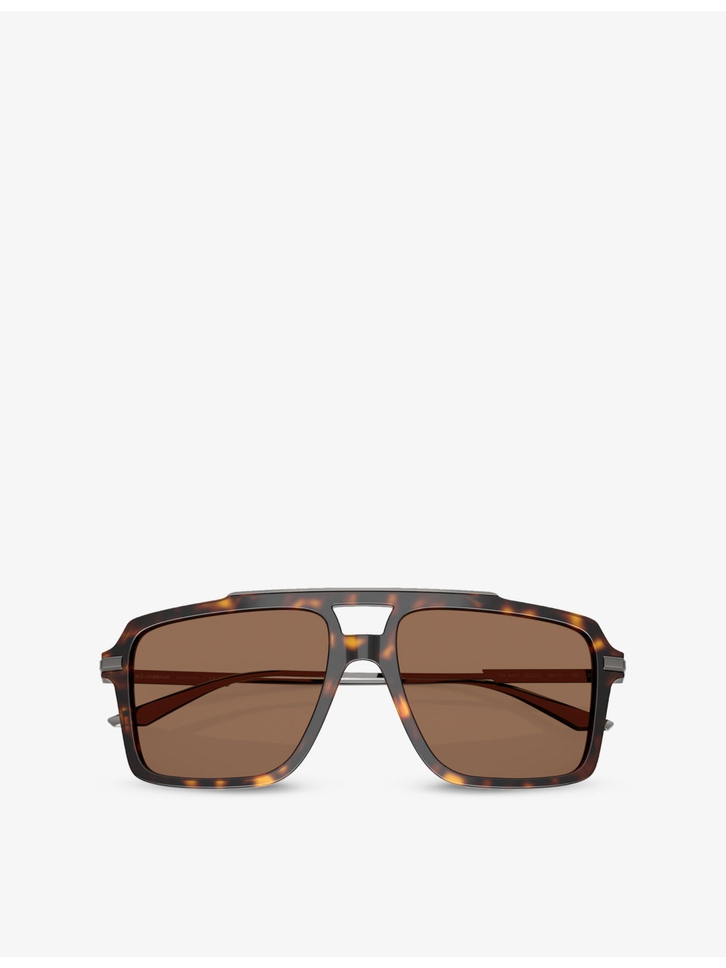 DG4477 Pilot-Frame Tortoiseshell Acetate Sunglasses - 5