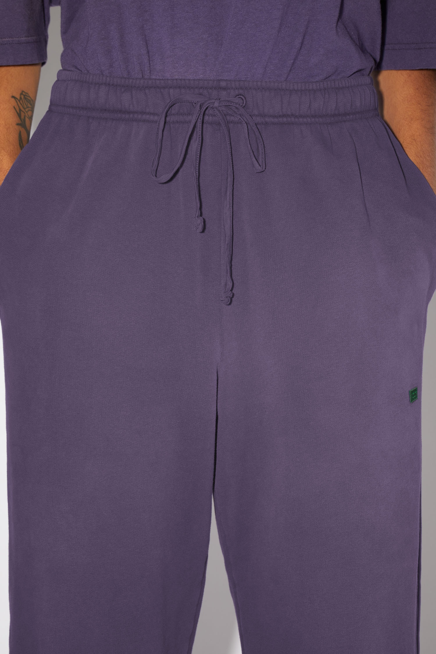 Cotton sweatpants - Purple - 5