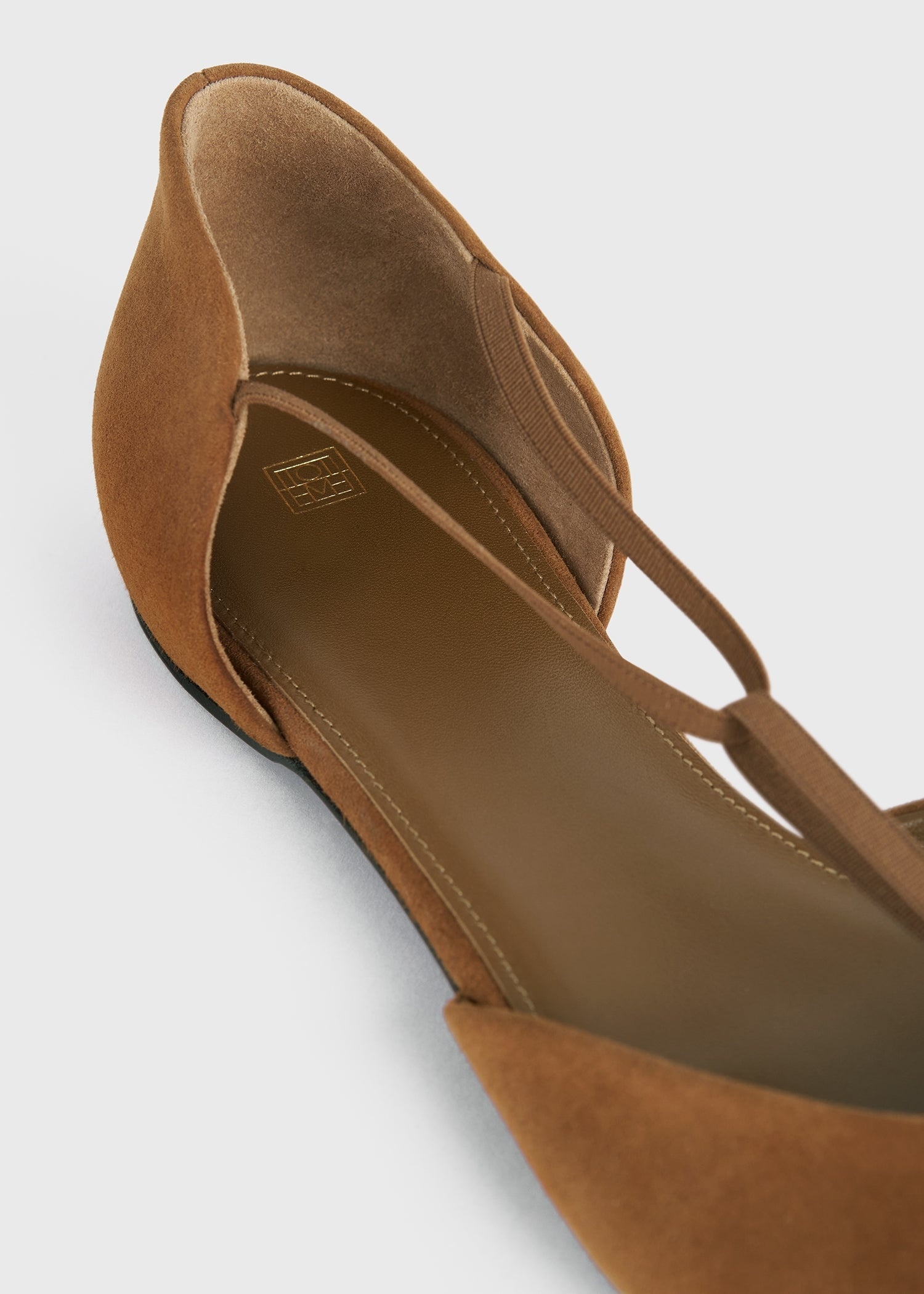 The T-Strap Flat tan - 5