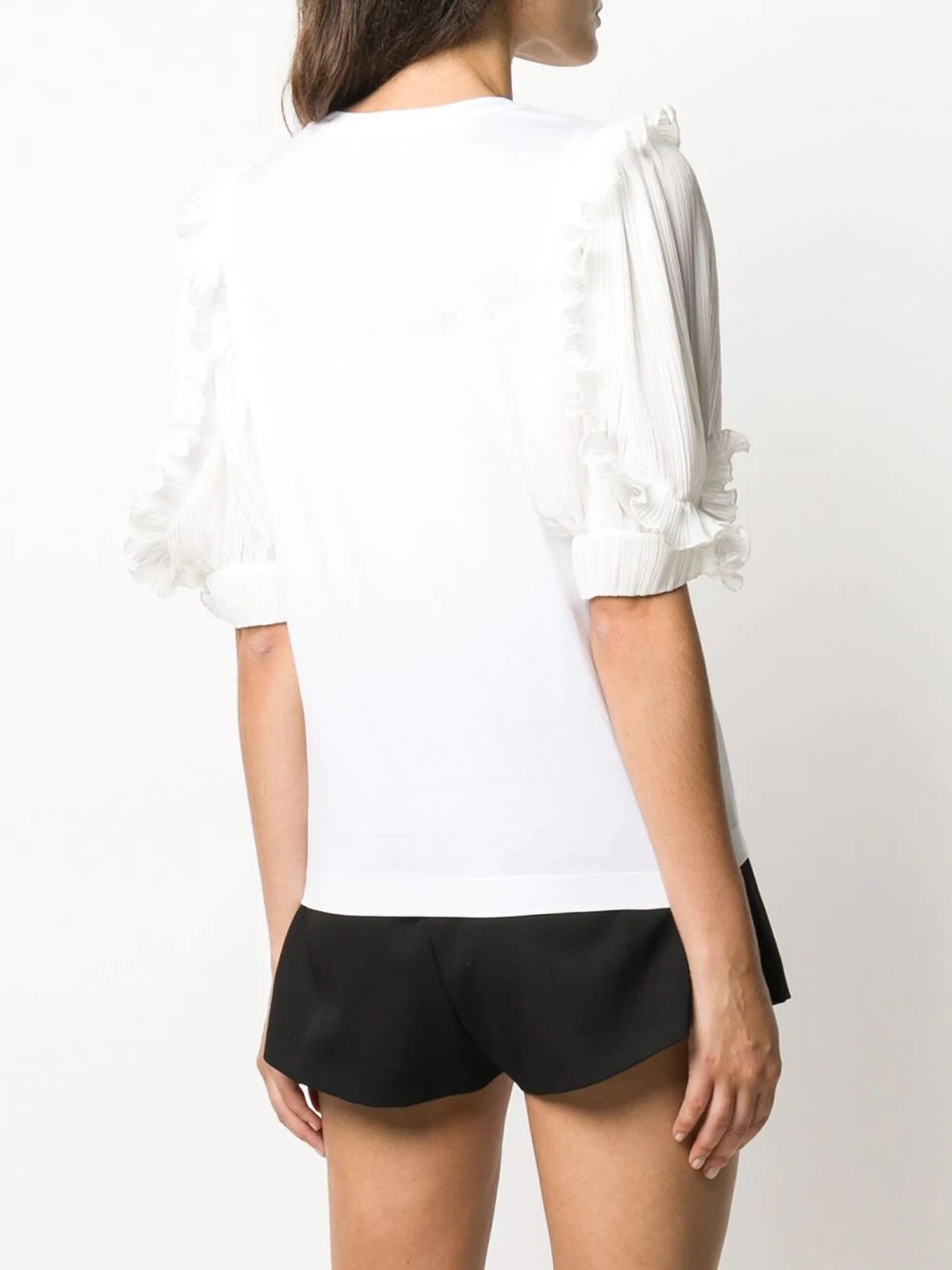 puff-sleeve T-shirt - 4