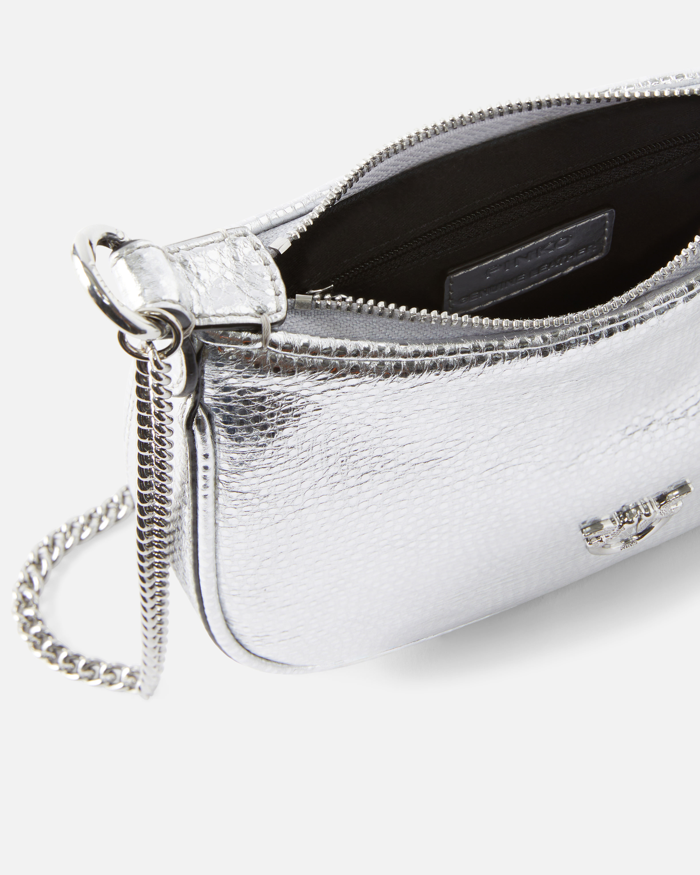 HALF MOON BABY C WITH LAMINATED TUMBLED LEATHER HANDLE - 4