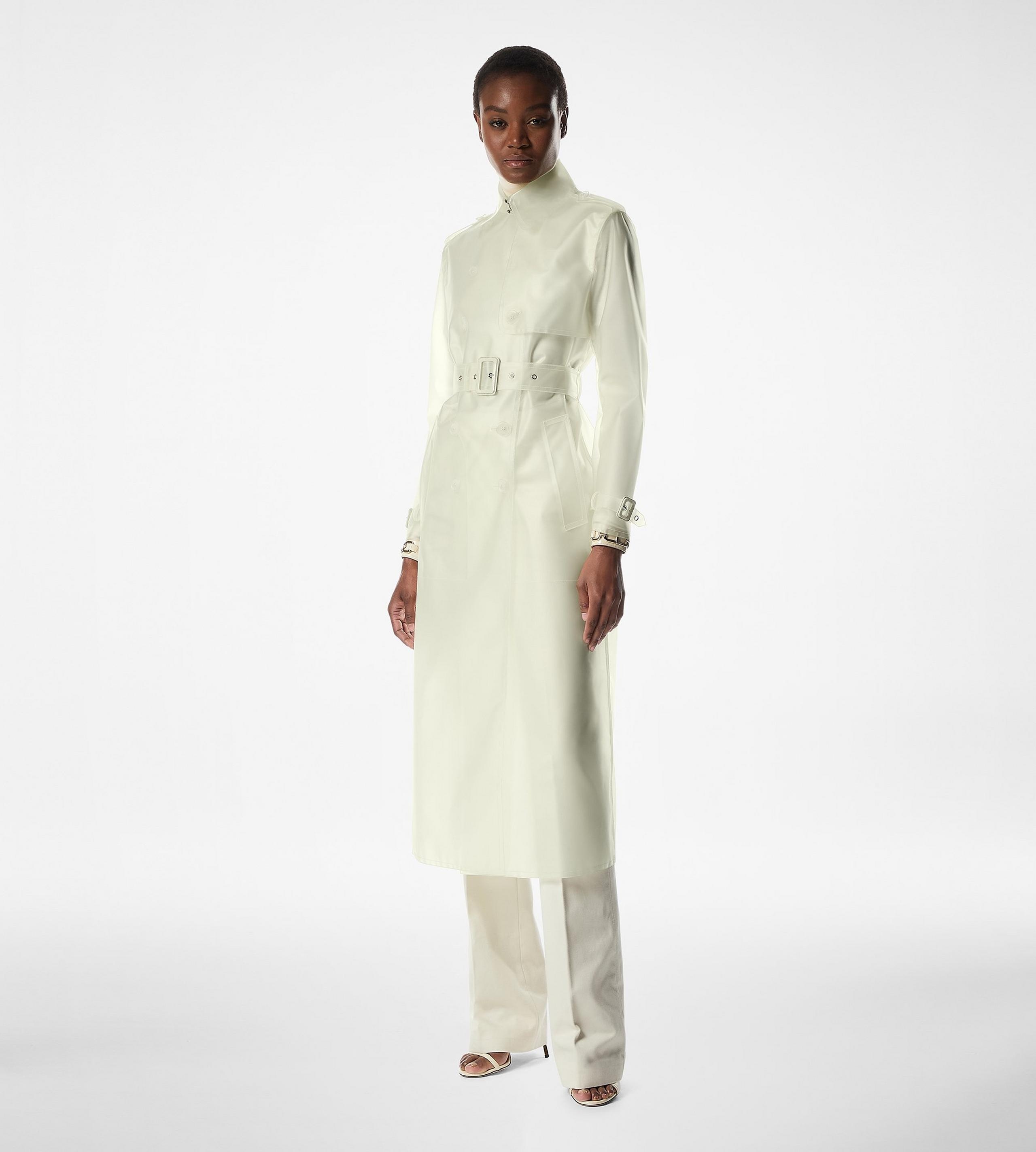 TECHNICAL MATERIAL TRENCH COAT - 3