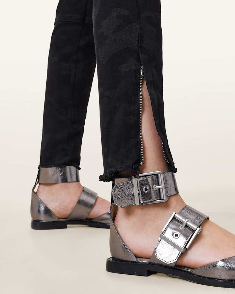 DURAN SKINNY BLACK CAMO CARGO JEANS 7