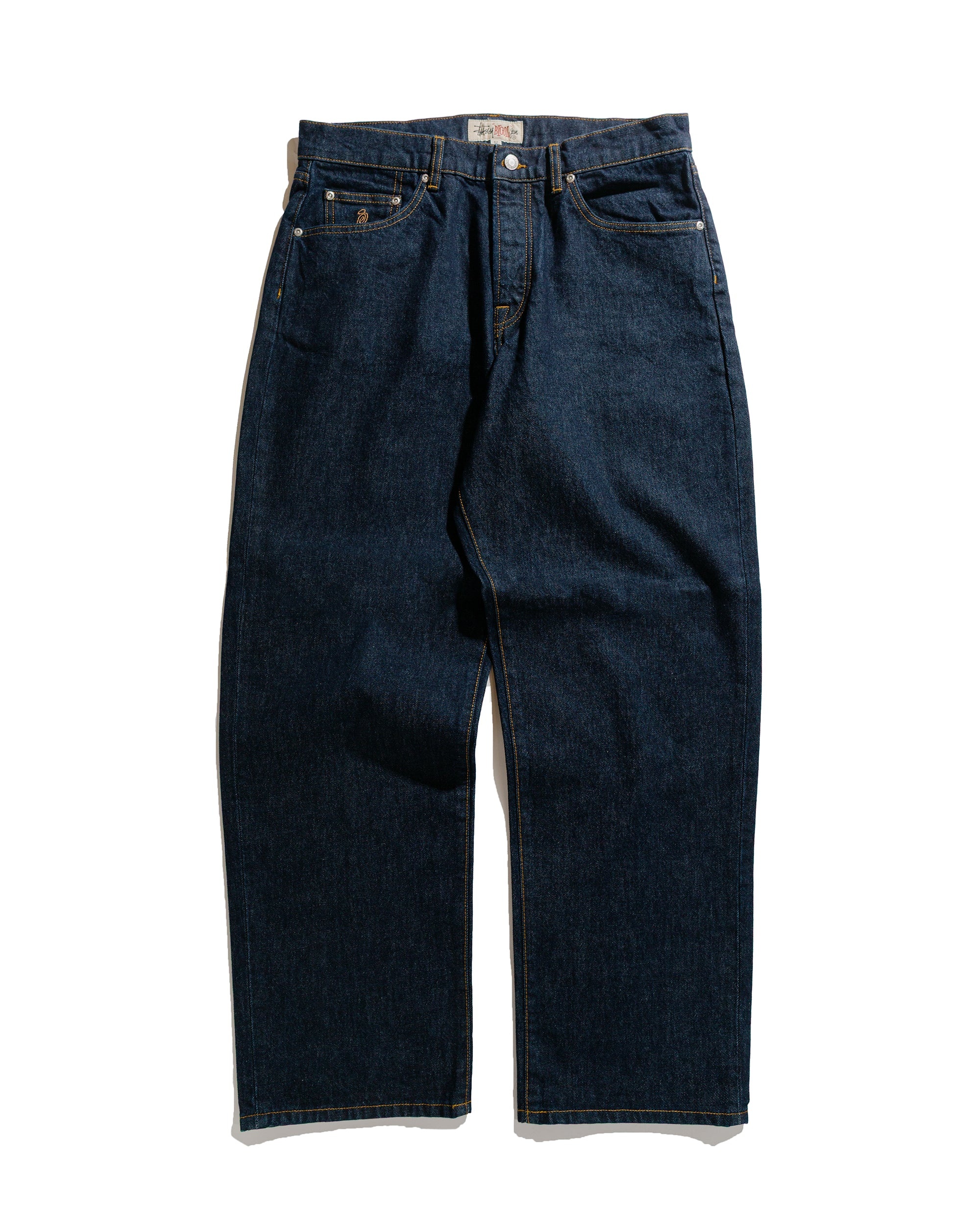 Stüssy Stüssy Big Ol' Jean Denim Rinsed Indigo | REVERSIBLE