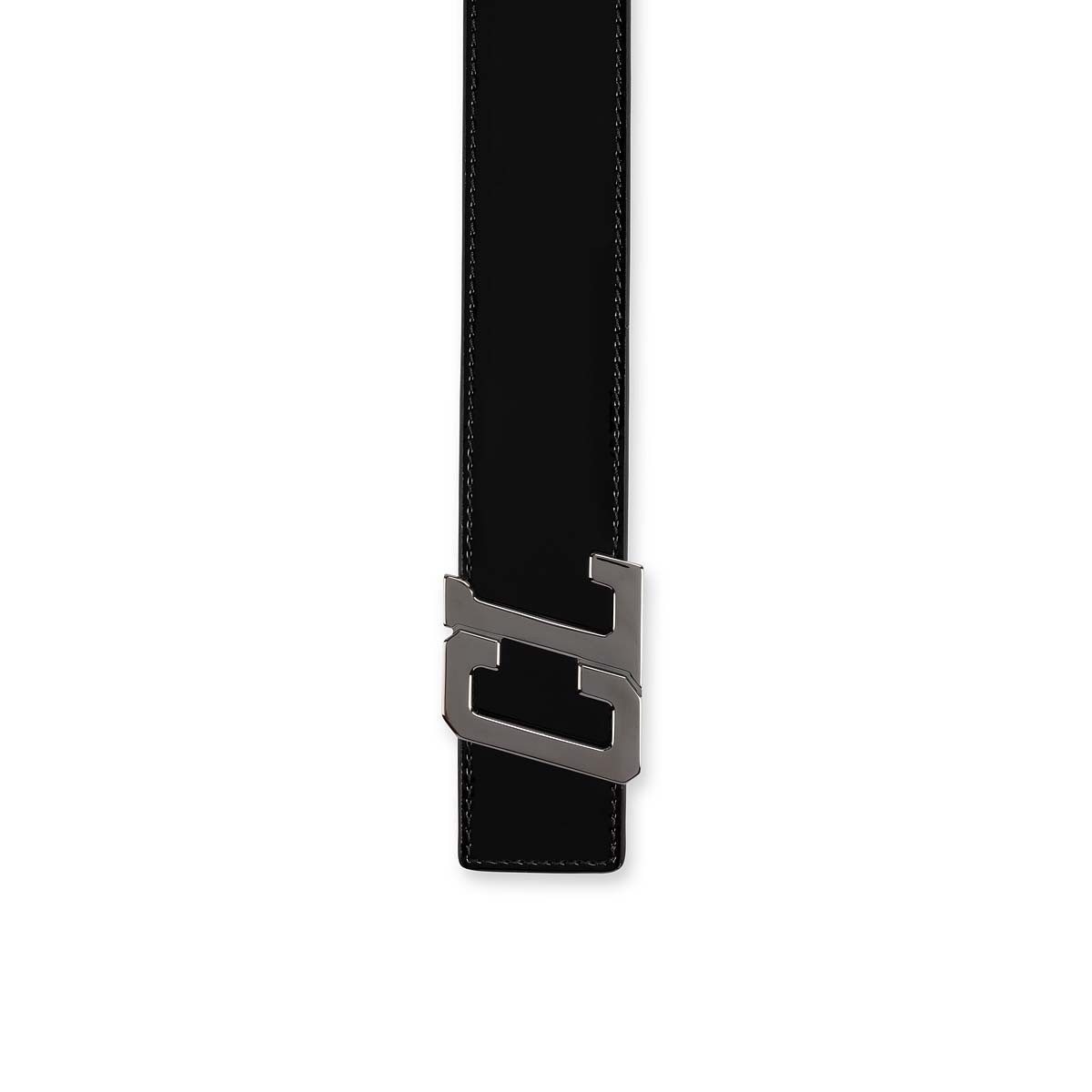 Happy Rui Cl Logo Belt BLACK/LOUBI/GUN METAL - 3