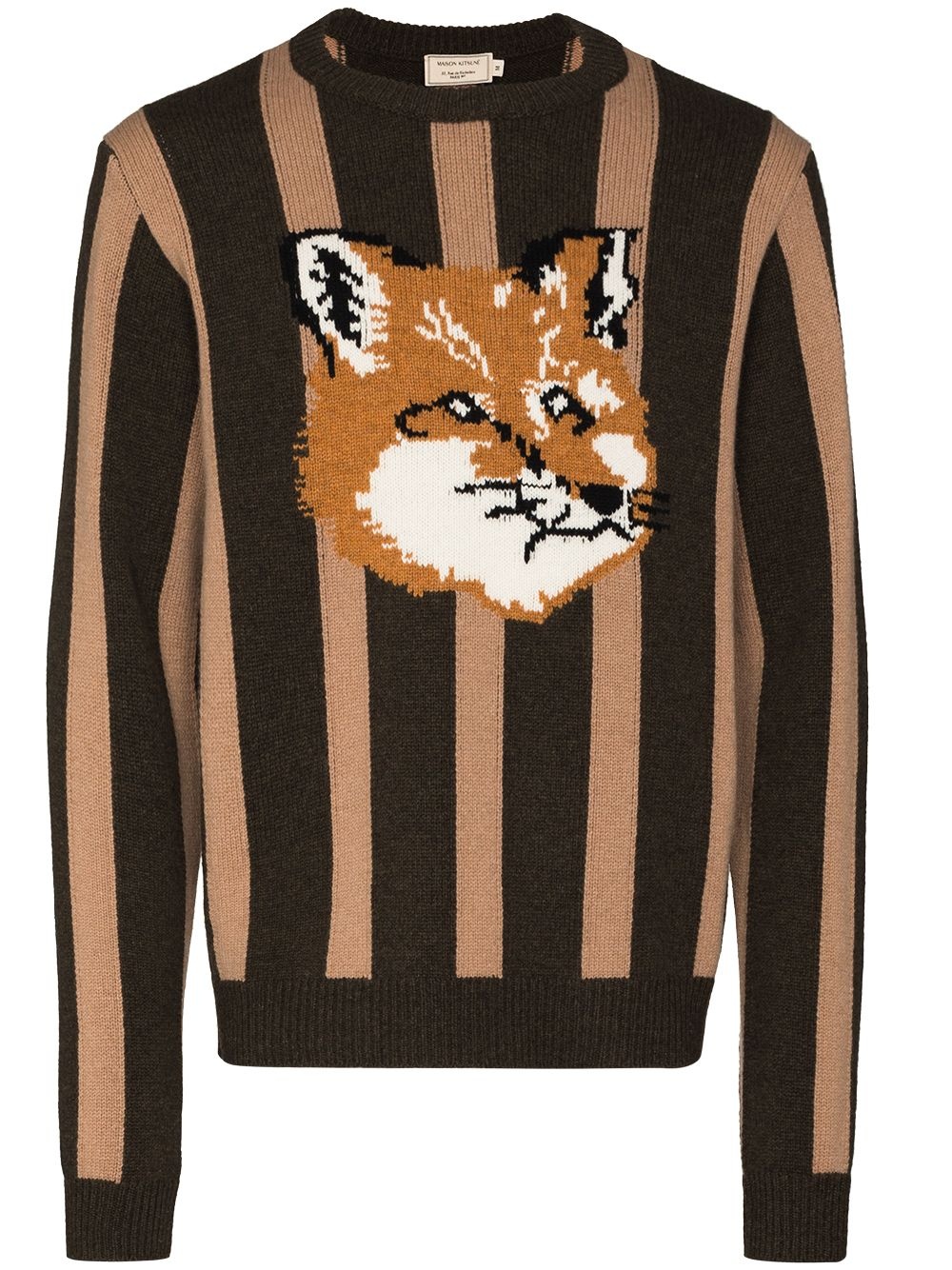 Fox horizontal-stripe jumper - 1